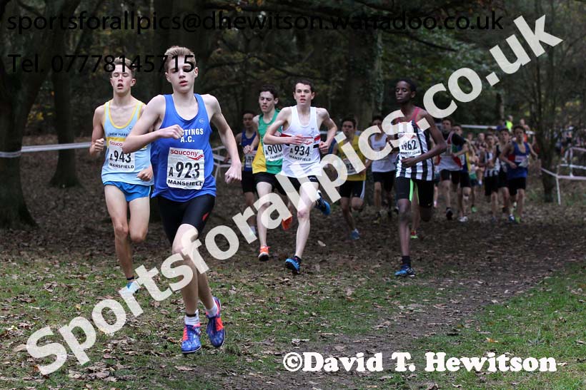 Boys under-15s National Cross Country Relays. Photo: David T. Hewitson/Sports for All Pics